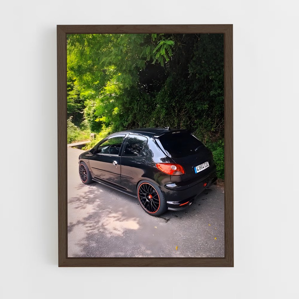 Poster Route 206 GTI – affiche Peugeot (vue 5)
